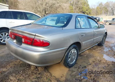 2001 Buick Century Custom z USA, uszkodzony, nr VIN 2G4WS52JX11221548